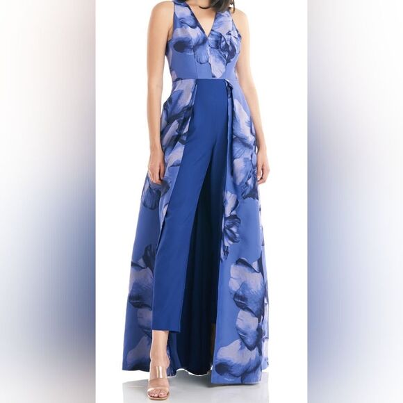 78_NWOT_Kay Unger Walk Through Jumpsuit - Picture 1 of 3